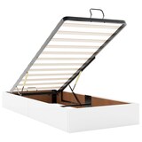 thumbnail of vidaXL Ottoman-Bett mit Matratzen & LEDs Reinweiß 90x200 cm Kunstleder