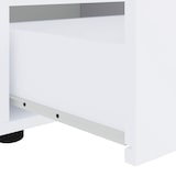 thumbnail of Helloshop26 - Meuble TV moderne gain de place avec tiroir et étagère 60 x 40 x 38 cm en bois d'ingénierie blanc 02_0058329