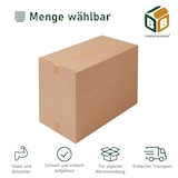 thumbnail of 20 x Faltkarton (1200 x 600 x 600 mm) stabil 2-wellig Versandkarton für schwere Gegenstände Paket DHL Hermes Schachtel Box Paket braun BB-Verpackungen
