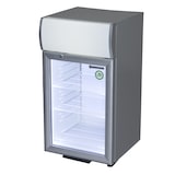 thumbnail of Gastro-Cool - Kühlschrank mit Display - silber - LED - GCDC50
