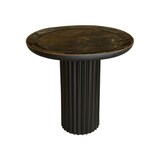 thumbnail of Now's Home - Table D'appoint En Bois De Manguier Et Pied En Metal Noir