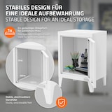 thumbnail of ML-Design Aktenschrank 40x30x57,5 cm Weiß | Stahl, 1 Tür, 4 Beine