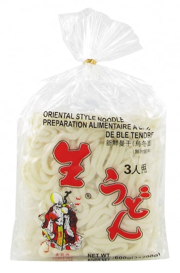 Udon Frais pour 3 Personnes 600g (200g x 3)/Sachet 24 sachets