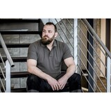 thumbnail of Nitras Motion Tex Light Poloshirt | Gr. L | 100% Baumwolle | grau