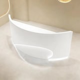 thumbnail of Empfangstheke Geschwungen, Moderne Empfangstresen, Kasse Theke, für Schönheitssalon, Geschäft und Praxis Weiß 200×60×100cm【B Duihao 200】