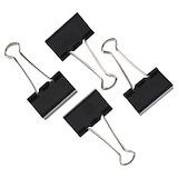 thumbnail of SIGMA Clips para carpetas, metal, 41 mm, negro, 12 unidades