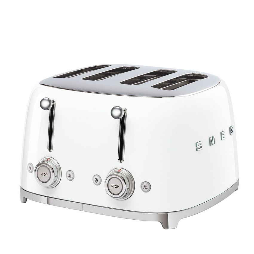 Smeg TSF03WHEU Toaster 4 Scheibe(n) 2000 W Weiß