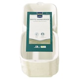 thumbnail of METRO Professional Hamburgerbox, bagasse, 15,5 x 14,8 x 8 cm, 800 ml, wit, 50 stuks