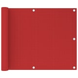 thumbnail of Helloshop26 - Balkon-Sichtschutz 75 x 300 cm rotes HDPE 02_0010352