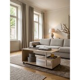 thumbnail of Design Couchtisch WL5.735 105 x 48,5 x 60 cm Sonoma Drehbar mit Rollen, Wohnzimmertisch Coffee Table, Sofatisch Loungetisch Holz, Kaffeetisch mit