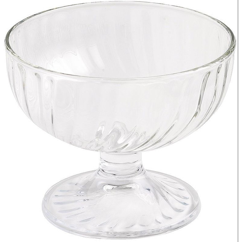 24 x Eisschale COUPE SORBET transparent