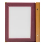 thumbnail of Securit® Speisekartenhülle A5 "Wood" - Bordeaux - 4 Seiten