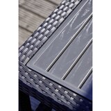 thumbnail of METRO Professional Tavolo Barbados, alluminio/rattan, 130x90x74 cm, resistente alle intemperie, dispositivo anti furto, regolabile in altezza, nero