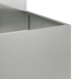 thumbnail of vidaXL Gartenblumentopf Silber 100 x 100 x 60 cm Verzinkter Stahl