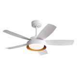 thumbnail of Deckenventilator 36x107x107 cm mit LED-Beleuchtung 22W, Fernbedienung, DC-Motor leise, 3 Lichtfarben dimmbar, Dunkelblau