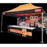 thumbnail of Table en alu 80x150 h80 avec résine