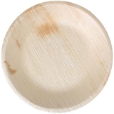 thumbnail of 10x runder Teller aus Palmblatt Größe 23 cm