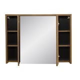 thumbnail of Armoire miroir 3 portes – 100 cm – Finition Chêne Hunton – HAMPTON