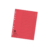thumbnail of Falken 80004229 100x Trennblätter, 24 x 30cm, 230g/m2, durchgefärbt, 100er Poly - Rot