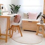 thumbnail of WellHome Baul recto en madera de pino acabado sin barniz 70x40x44 cm