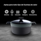 thumbnail of Masterpro - Cacerola de Ø28x13,5cm con tapa en Aluminio fundido con Revestimiento antiadherente GASTRO REECO