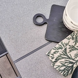 thumbnail of Table et 10 chaises de jardin aluminium céramique gris