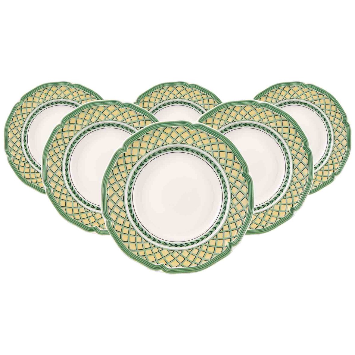 Villeroy & Boch French Garden Orange Suppenteller ø 22,8 cm 6er Set