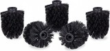 thumbnail of Relaxdays WC Bürstenkopf im 5er Set, lose Toilettenbürsten 9,5 mm Gewinde, Ersatzbürstenkopf Durchmesser 8 cm, schwarz