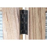 thumbnail of Paravent HWC-D27, Raumteiler Trennwand spanische Wand Sichtschutz, Holz Metall 170x160x2cm