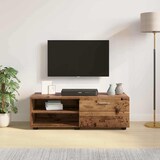 thumbnail of vidaXL TV-Schränk mit Regal Altholz 100.5 x 39 x 30 cm Holzwerkstoff