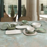 thumbnail of Bidasoa Ikonic Plato Llano Gres 11X11X1Cm Blanco