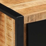 thumbnail of Helloshop26 - Meuble TV design industriel avec grand espace de rangement 80 x 30 x 40 cm en bois massif de manguier brun 02_0057628