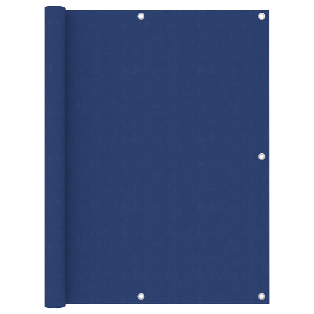 Helloshop26 - Schermo per balcone schermo per la privacy 120 x 500 cm tessuto Oxford blu 02_0010093