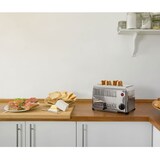 thumbnail of VERTES Gastro Toaster 4 sneden elektrisch 2300W roestvrij staal (timer, kruimellade, 4 antislipvoeten, 2 of 4 toast tegelijk)
