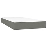 thumbnail of vidaXL Boxspringbett mit Matratze & LED Dunkelgrau 120x190 cm Stoff