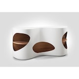 thumbnail of SalesFever Dressoir | MDF hout | B 150 x D 40 x H 75 cm | wit hoogglans - walnoot mat