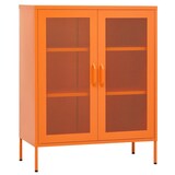 thumbnail of vidaXL Lagerschrank Orange 80x35x101,5 cm Stahl