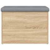 thumbnail of Sitzbank JONA mit Stauraum Sonoma-Eiche 62x42x45 cm | Aufbewahrungsbank Flurbank Garderobenbank