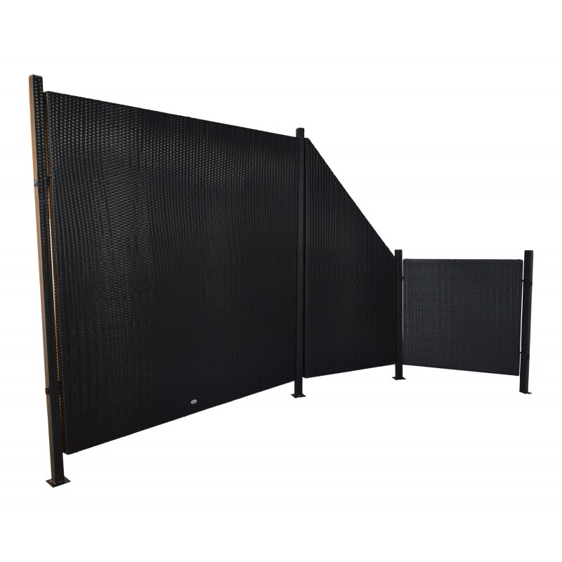 Sichtschutzwand Sichtschutz Wand Seitenmarkise Seitenwand Markise Sonnenschutz Blickschutz Windschutz Seitenrollo La Gomera Jet-Line