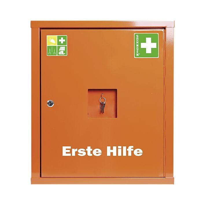 Eurosafe Verbandschrank Norm DIN 13169 orange