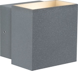 thumbnail of Paulmann LED Wandleuchte Cybo  IP65 eckig 100x100mm 2700K 2x3,5W 2x200lm 230V 85° Grau Aluminium 18002