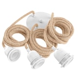 thumbnail of Bazar Bizar Câble pour suspension en coton L250 cm blanc naturel