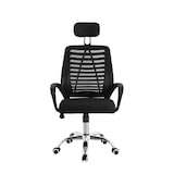 thumbnail of Chaise d'étude pour jeunes avec assise en textile noir. Modèle Esther