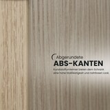 thumbnail of bümö office Regal Nussbaum, Standregal Holz - Aktenregal für Ordner & Bücher, Bücherregal 100 cm breit, 5 OH Regal Wand, Büroregal, Holzregal,