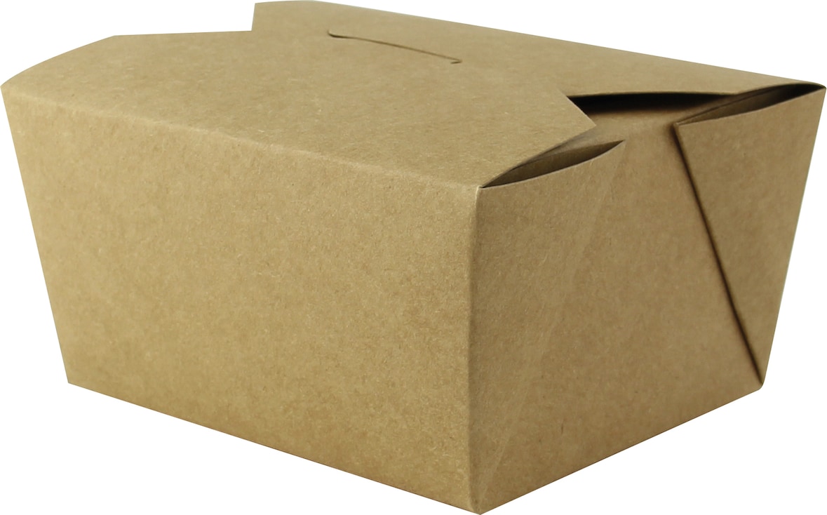 Firstpack BIO800K scatola da pasto in cartone kraft con lamina interna ...