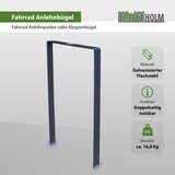 thumbnail of Fahrradanlehnbügel 115 x 76 cm Flachstahl 13 mm Anthrazit Einbetonieren Fahrradständer Parker Typ U