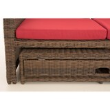 thumbnail of Divano Ancona 5mm marrone-meliert/rosso rubino