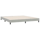 thumbnail of vidaXL Bed boxspring zonder matras 180x220 cm fluweel lichtgrijs
