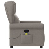 thumbnail of vidaXL Massagesessel Taupe Stoff
