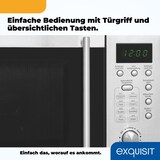 thumbnail of Exquisit Unterbau-Mikrowelle UMW 800G-3.1 Inox |  20 Liter Nutzinhalt | Timer | 1000 W Grilleistung| Inox